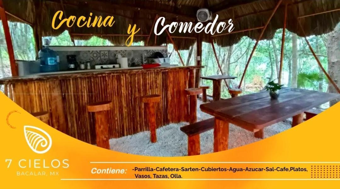 7 Cielos Bacalar. Экстерьер фото
